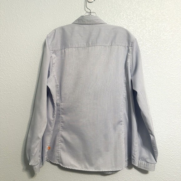 Orvis Button Up Plaid Blue White Shirt Pocket Long Sleeve XL Active Fit - Picture 2 of 10